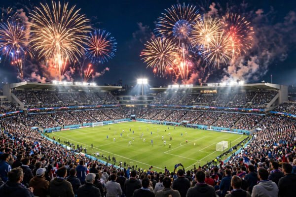 World Cup 2026 USA final celebration at MetLife Stadium